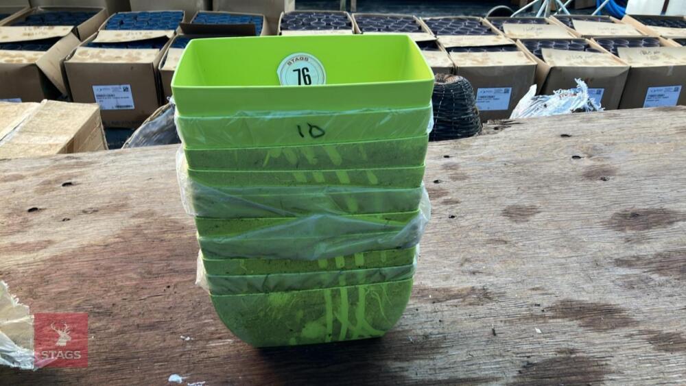 10 VERDE 30CM PLANTERS
