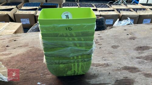 10 VERDE 30CM PLANTERS