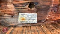 3 MIXED SIZE WOODEN PLANTERS - 8