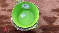 20 LIME ZINC BOWL PLANTERS - 3