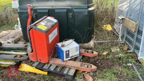 2006 LINDE T16 BATTERY PALLET TRUCKS