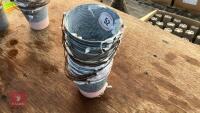 18 TIN BUCKET PLANTERS - 4