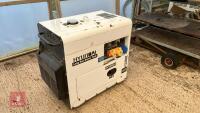 2015 HYUNDAI DHY6000 SILENT GENERATOR - 2