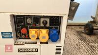 2015 HYUNDAI DHY6000 SILENT GENERATOR - 4