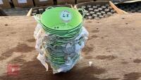 28 ZINC GREEN BOWL PLANTERS