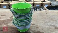 20 LIME ZINC BOWL PLANTERS - 2
