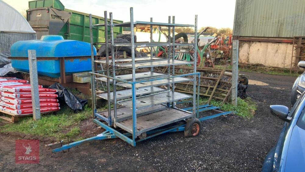 2 DANISH TROLLEY & TRANSPORT TRAILER