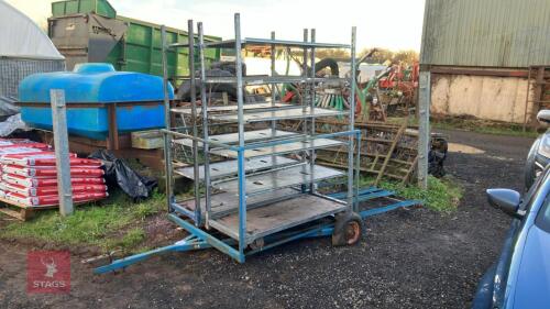 2 DANISH TROLLEY & TRANSPORT TRAILER