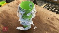15 GREEN BUCKET PLANTERS - 2