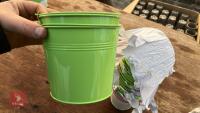 20 MIXED BUCKET PLANTERS - 5