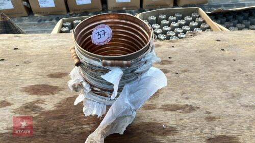 10 ZINC RIBBED CHAMPAGNE BUCKET PLANTERS