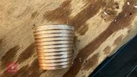 10 ZINC RIBBED CHAMPAGNE BUCKET PLANTERS - 4