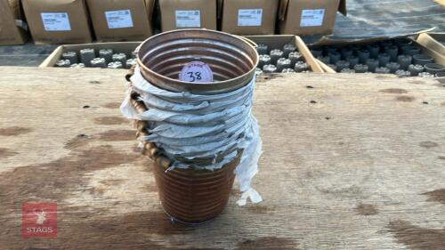 10 ZINC RIBBED CHAMPAGNE BUCKET PLANTERS