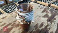 10 ZINC RIBBED CHAMPAGNE BUCKET PLANTERS - 3