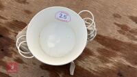 20 ZINC CREAM BOWL PLANTERS - 3