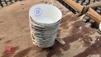 20 ZINC CREAM BOWL PLANTERS - 4