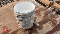 20 ZINC CREAM BOWL PLANTERS - 3