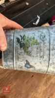 20 OVAL TIN BUCKET PLANTERS - 6