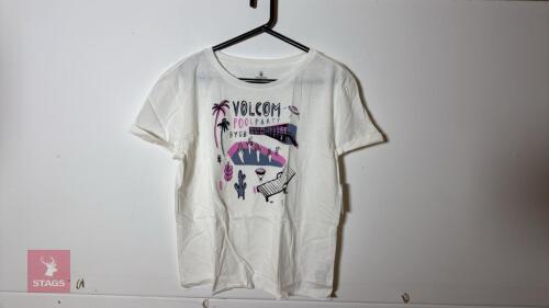 VOLCOM RIDE THE STONE T SHIRT - SIZE XS