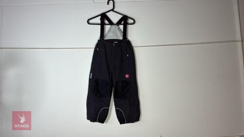 ICEPEAK JUNIOR SALOPETTES - AGE 3-4