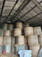 60 ROUND BALES OF 2025 HAY - BIDS PER BALE