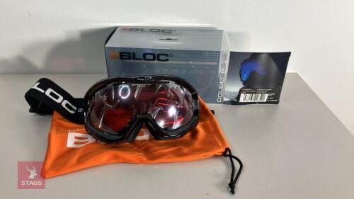 BLOC CARVE CA1 BLACK SKI GOGGLES
