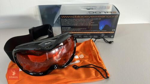 BLOC SHARK HO4 BLACK SKI GOGGLES