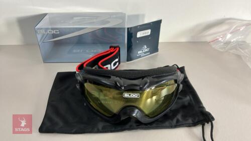 BLOC RS4 REVOLUTION BLACK SKI GOGGLES