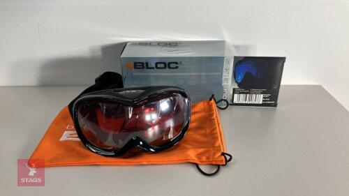 BLOC SHARK HV01 BLACK SKI GOGGLES