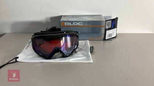 BLOC COMET CO4 BLACK SKI GOGGLES