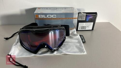 BLOC COMET CO4 BLACK SKI GOGGLES