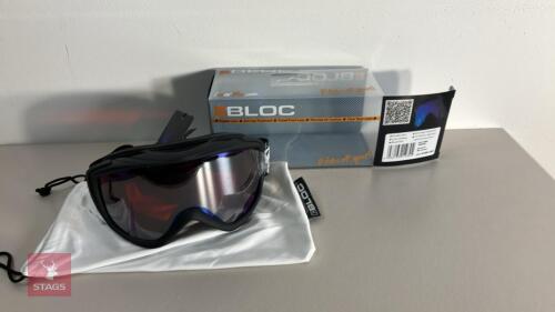 BLOC MARS RS45 MATT BLACK SKI GOGGLES