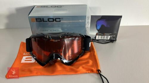 BLOC FIREBLADE FB4 BLACK SKI GOGGLES