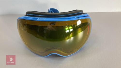 DIRTY DOG BLUE MUTANT SKI GOGGLES