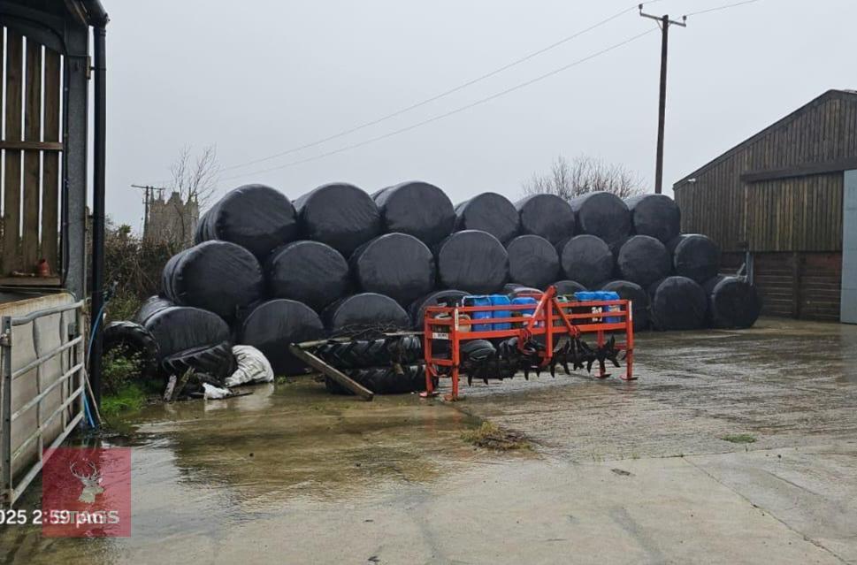 100 ROUND BALES OF 2025 SILAGE - BIDS PER BALE