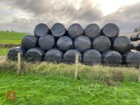 50 ROUND BALES OF 2025 ORGANIC SILAGE - BIDS PER BALE