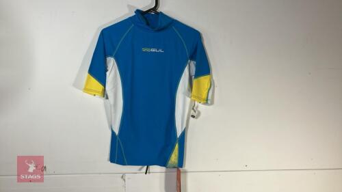 GUL XOLA FL SHORT SLEEVE RASHGUARD
