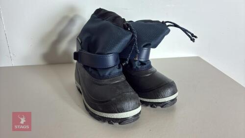 MAMMAL CICO BLACK BOOTS - SIZE 27/28