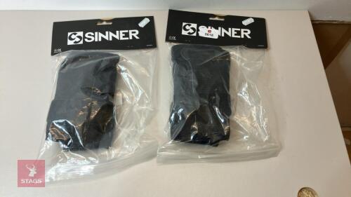 2 PAIRS OF SINNER WRIST GUARDS