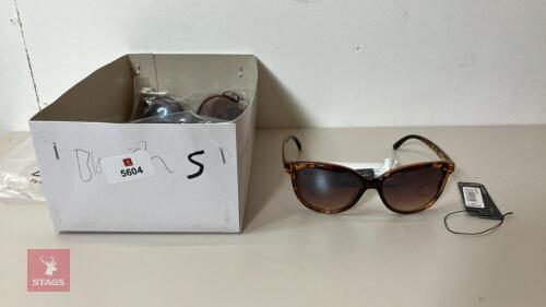 5 PAIRS OF BLOC FLO FF7 SUNGLASSES