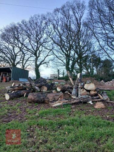 LARGE HEAP OF SOFT WOOD TIMBER