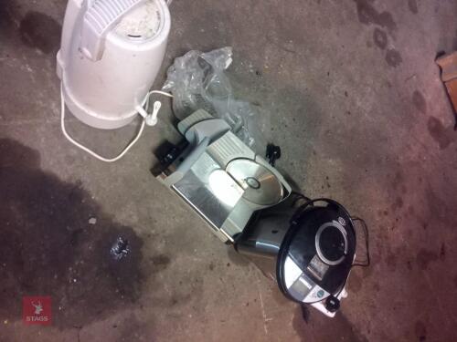WATER BOILERS, MEAT SLICE & HOT PLATE