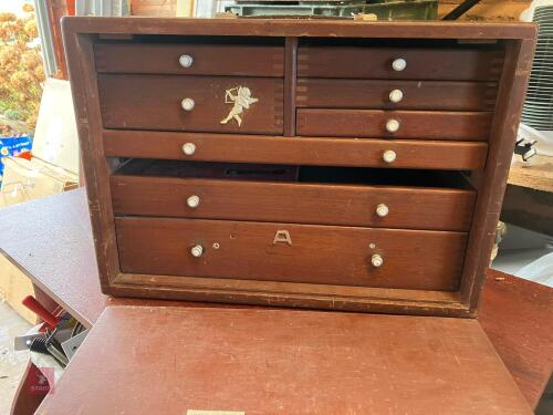 WOODEN ENGINEERS CABINET