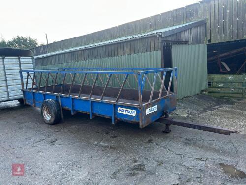 16' X 6' WATSON TRAILED CATTLE FEEDER