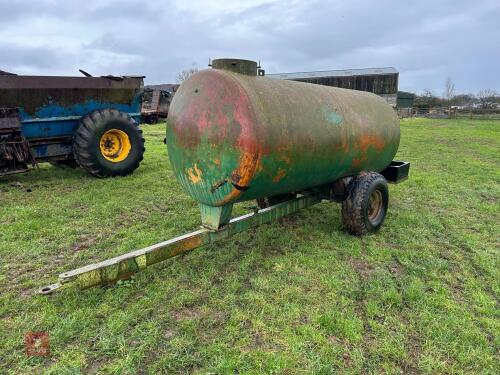 SINGLE AXLE WATER BOWSER