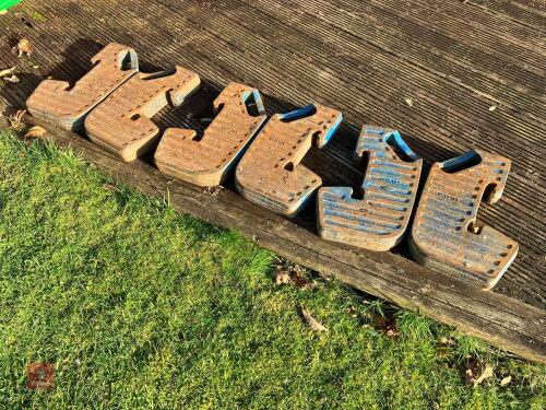LEYLAND FRONT TRACTOR WAFER WEIGHTS