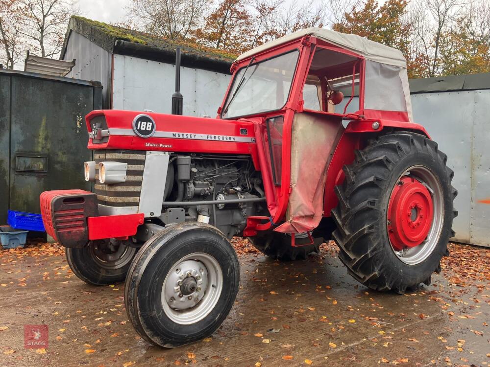 1974 MASSEY FERGUSON 188 2WD TRACTOR