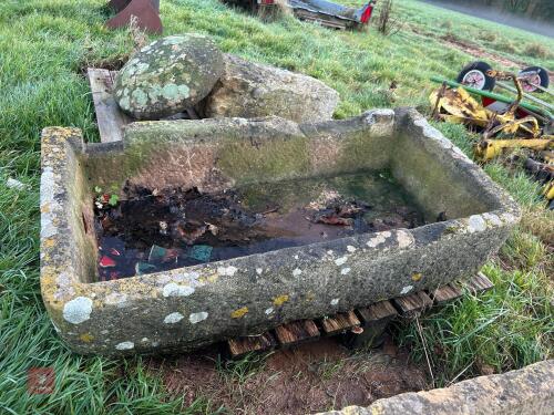 44'' X 22'' X 10'' CONCRETE TROUGH (4)