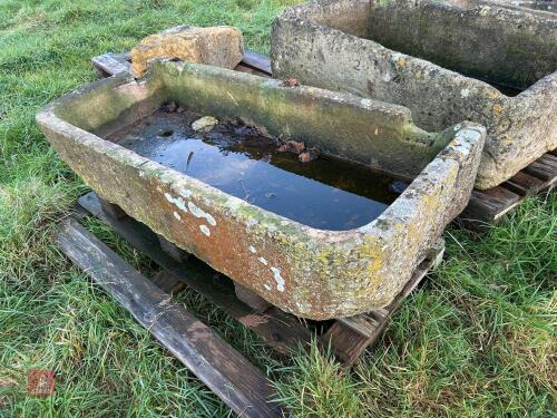 52'' X 24'' X 10'' CONCRETE TROUGH (1)