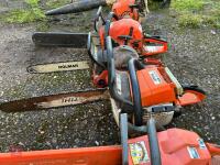 4 CHAINSAWS & 1 LEAF BLOWER (ALL S/R) - 4